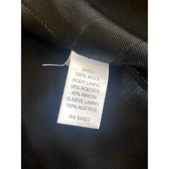 Banana Republic Mens 42R 100% Wool Three Button Gray Sport Coat Jacket - Picture 10 of 12